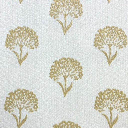 Coneflower Floral - Jacquard Upholstery Fabric - Discontinued - Yard / coneflower-gold - Revolution Upholstery Fabric