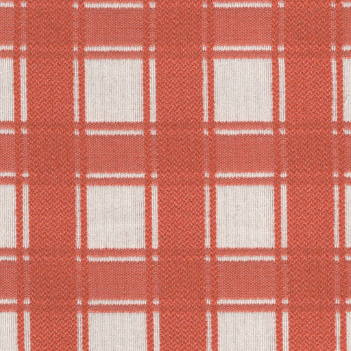 Denmark Plaid - Jacquard Upholstery Fabric - Discontinued - Yard / denmark-mango - Revolution Upholstery Fabric