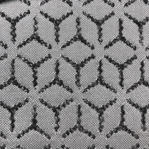Gleason Geometric Pattern - Jacquard Upholstery Fabric - Discontinued - Yard / gleason-silver - Revolution Upholstery Fabric
