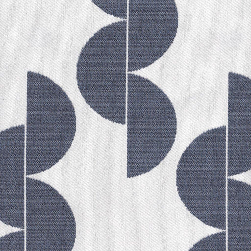 Lunar - Jacquard Upholstery Fabric - Yard / lunar-navy - Revolution Upholstery Fabric