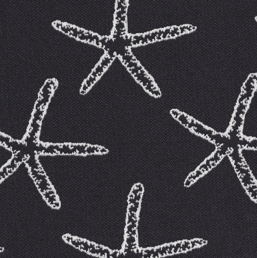Seastar Starfish - Jacquard Upholstery Fabric - Discontinued - Yard / seastar-onyx - Revolution Upholstery Fabric