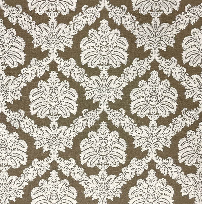 Tres Chic- Discontinued - Yard / Taupe - Revolution Upholstery Fabric
