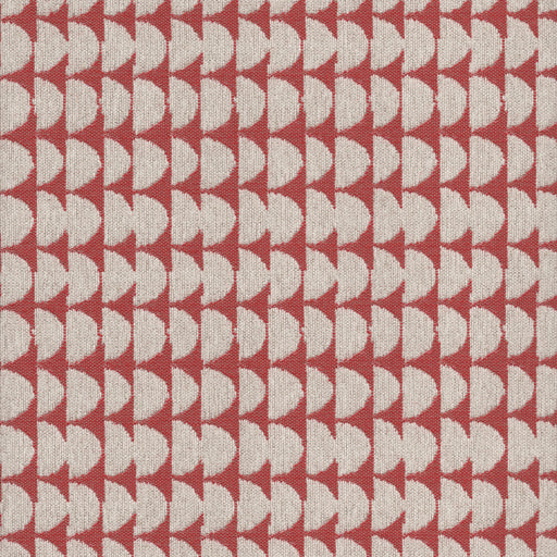 Geometric Print - Jacquard Upholstery Fabric - yard / geometrics-tomato - Revolution Upholstery Fabric
